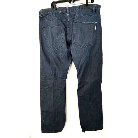 Eight 732 Jeans Sz 42x34 Mens Denim Baggy Skater Hip Hop Dark Wash Casual Y2K N - Picture 3 of 11